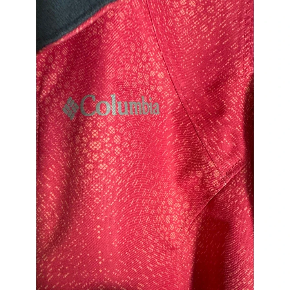 Columbia Interchange 3-in-1 Jacket Womens Small Pink Grey Omni-Heat Ski Puffer